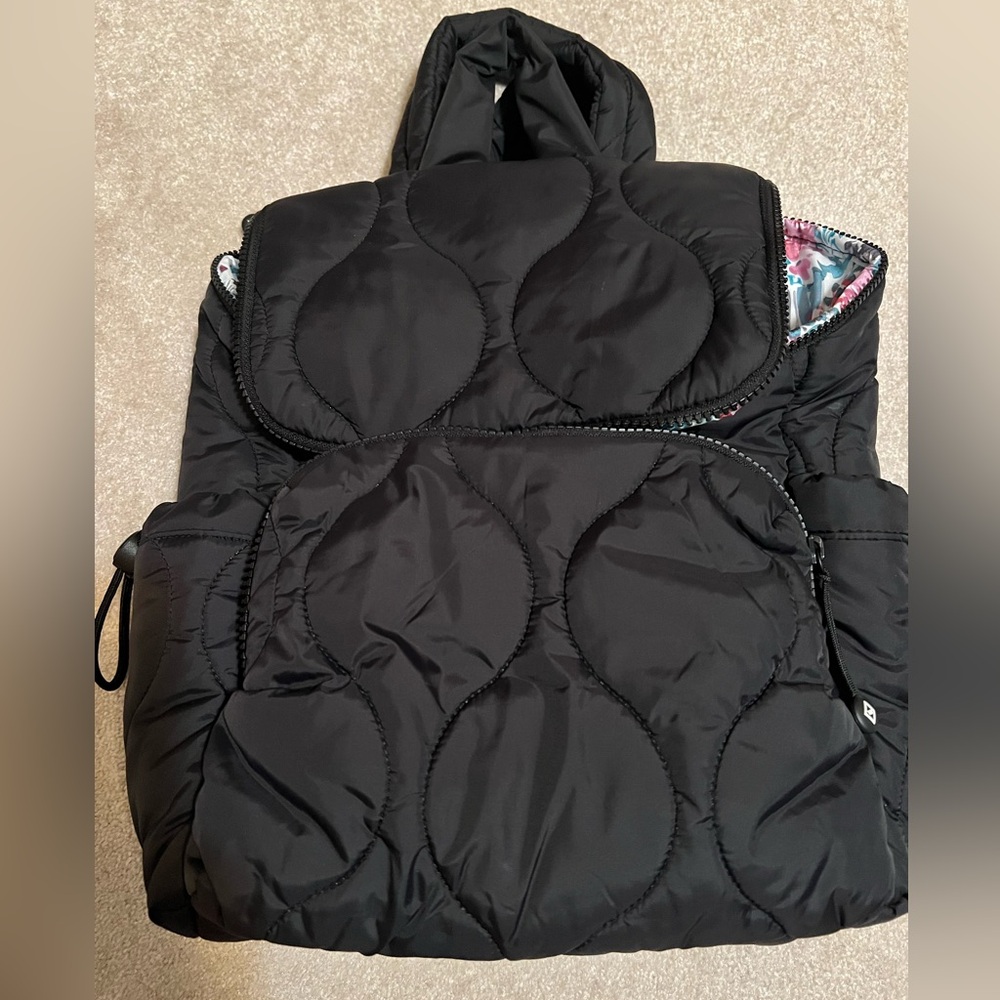Vera Bradley Black Quilted Backpack